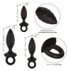 Set Anal Plug Silicone Probe Negru Thumb 3