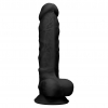Silicone Dildo Shots 17.8cm Negru Thumb 1