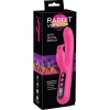 Vibrator Dublu Sunset Rabbit 10 Moduri Reîncărcabil Roz Thumb 7