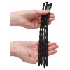 Silicone Spiral Plug Set Advanced Urethral Sounding Negru Thumb 2
