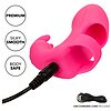 Vibrator din Silicon Pentru Plăcere cu Degetul Roz Thumb 2