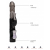 Vibrator Rabbit Vibrating Dolphin Negru Thumb 7