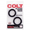 Set Inele Penis COLT Silicone Super Rings Negru Thumb 1