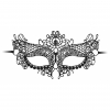 Queen Lace Mask Negru Thumb 1