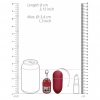 Vibrator 10 Speed Remote Egg Big Roșu Thumb 6