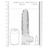 Shots 23 cm Realistic Dildo Transparent Thumb 4