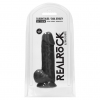 Dildo Realrock 21.6cm Negru Thumb 3