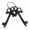 Metal Handcuffs Negru Thumb 3