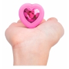 Plug Anal B-Vibe cu Inimă - 15 Moduri, 6 Nivele Roz Thumb 6