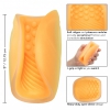 Masturbator Dual Grip Portocaliu Thumb 5
