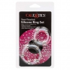 Set Inele Penis Steel Beaded Transparent Thumb 2