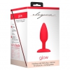 Anal Plug Glow Heating Anal Roșu Thumb 3