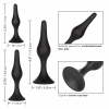 Set Anal Plug Silicone Anal Starter Negru Thumb 5