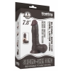 Dildo cu Ventuză Sliding Skin Dual Layer Dong Maro Thumb 16
