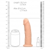 Dildo Realistic Silicon 19.2cm Natural Thumb 3