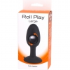 Roll Play Anal Plug Large Negru Thumb 1
