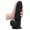 Dildo Realrock 21.6cm Negru Thumb 2