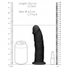 Realrock Din Silicon 19.2cm Negru Thumb 2