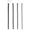 Silicone Spiral Plug Set Advanced Urethral Sounding Negru Thumb 3