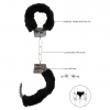 Cătușe Beginners Handcuffs Furry Negru Thumb 5