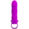 Manșon Cu Vibrator Iepuraș Și Inel Mov Thumb 1