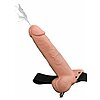 9in Hollow Strap On Cu Ejaculare Natural Thumb 1