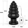 Anal Plug 7 King Sized Negru Thumb 3