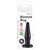 Anal Plug Charmly Diamond Negru Thumb 2