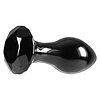 Anal Plug Crystal Gem Negru Thumb 1