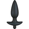 Anal Plug Cu Vibrații Black Velvet Large Negru