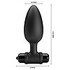 Anal Plug cu Vibrații Pretty Love II Negru Thumb 4