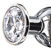 Anal Plug Diamond Bijou Medium Argintiu Thumb 1