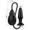 Anal Plug Mr. Play Inflatable Vibrating Negru Thumb 5