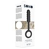 Anal Plug No. 61 With Metal Ring Negru Thumb 1