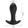 Anal Plug Pretty Love Massager Negru Thumb 6