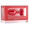 Anal Plug Regular Diamond Rosu Thumb 1
