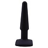 Anal Plug Silicon 4 inch Negru Thumb 1
