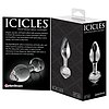 Anal Plug Sticlă Icicles No.44 Transparent Thumb 2