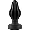 ANOS Super Soft Plug Anal 7 cm — Ventuză, Fixare Hands-free Negru Thumb 1