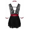 Babydoll Cottelli Collection Anya Negru S Thumb 1