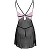 Babydoll Cottelli Collection Nicole Negru M Thumb 1