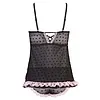 Babydoll Cottelli Collection Teresa Negru S Thumb 1