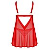 Babydoll Obsessive Elianes Roșu XS-S Thumb 1