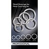 Bad Kitty Set of 5 Metal Rings Argintiu Thumb 3