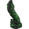 Beasty Lizard Peak — Dildo Din silicon Lichid cu Ventuză 22 cm Verde Thumb 1
