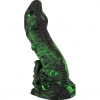 Beasty Lizard Peak — Dildo Din silicon Lichid cu Ventuză 22 cm Verde Thumb 3