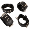 Set Restricții Pentru Pat H Belt și Cătușe Negru Thumb 1