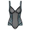 Body Obsessive Dantela Negru S-M