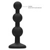 Anal Plug Beaded Diamond Negru Thumb 5