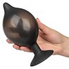 Anal Plug Large Silicone Inflatable Negru Thumb 2